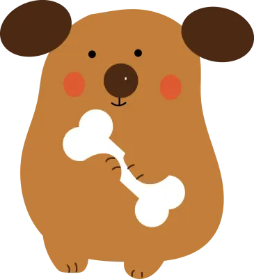 강아지 뼈다귀