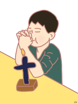 기도하는아이