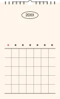 심플한 달력