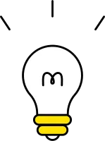 Light bulbs, business icons for targets, goal attainment