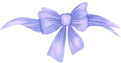 Elegant Pastel Purple Bow Illustration