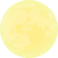 Full moon, lunar surface with crater