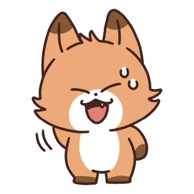 당황한 여우