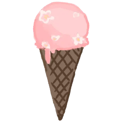 벚꽃 아이스크림