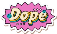 Groovy Dope Sticker