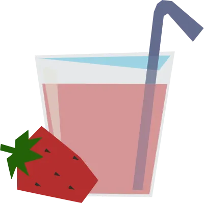 strawberry juice, orange juice, grapefruit juice, lemon juice