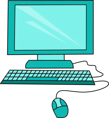 computer mouse and keyboard clipart