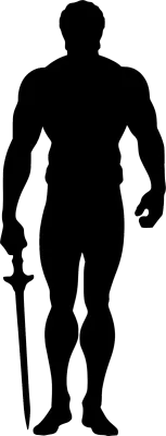 black man shape