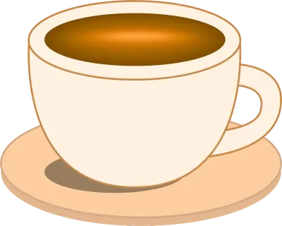 a warm cup of coffee