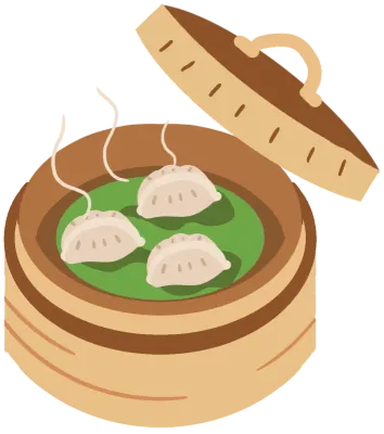 Gyoza steamed
