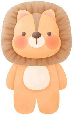 Cute lion