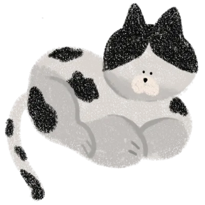 앉아있는 고양이 그림