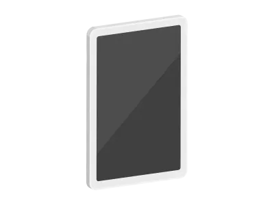 タブレットの立体イラスト