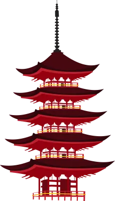 japan landmark tample 일본