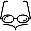 Reading Glasses Line Icon