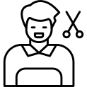 Hairdresser Line Icon
