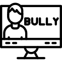 E-bullying Line Icon