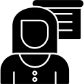 Teacher Glyph Icon