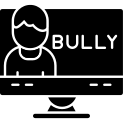 E-bullying Glyph Icon