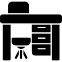 Desk Glyph Icon