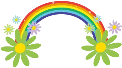 무지개 꽃