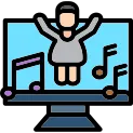 Dance Line Filled Icon