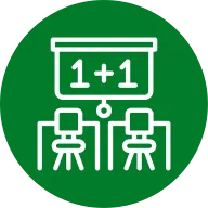 Classroom Outline Circle Icon