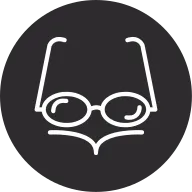 Reading Glasses Inverted Icon