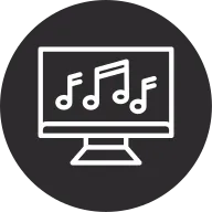 Music Inverted Icon