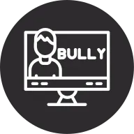E-bullying Inverted Icon