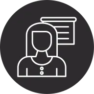 Teacher Inverted Icon