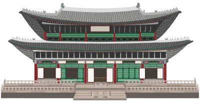 경복궁, 근정전, 궁 일러스트, 궁궐 일러스트, 덕수궁, 5대궁, 궁궐, 한국관광, 서울여행,  한국, 관광지, 문화재, 건축물, 조선, 역사, 조선시대, 궁, 한옥