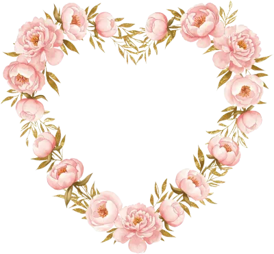 Mother's Day Floral Heart
