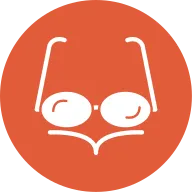 Reading Glasses Glyph Circle Icon