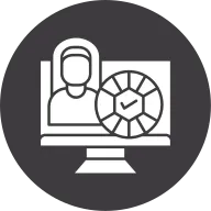 Physical Education Glyph Circle Icon