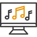 Music Two Color Icon