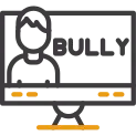 E-bullying Two Color Icon