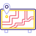 Road Map Icon