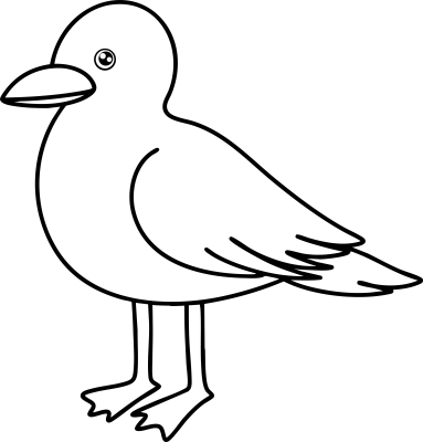 Seagull outline