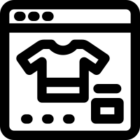 description product line icon. Clean and minimalist icon for websites and mobile apps.