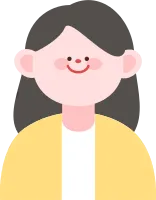 미소 어른 일러스트