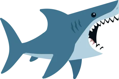 The Great White Shark  Underwater hunter