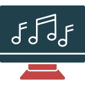 Music Glyph Multi Color Icon