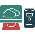 Computer Glyph Multi Color Icon