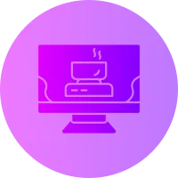 Cooking Gradient Circle Icon