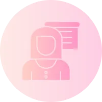 Teacher Gradient Circle Icon