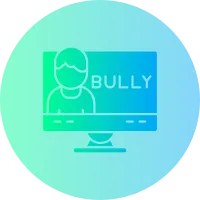 E-bullying Gradient Circle Icon