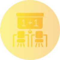 Classroom Gradient Circle Icon