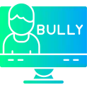 E-bullying Solid Multi Gradient Icon