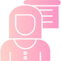 Teacher Solid Multi Gradient Icon